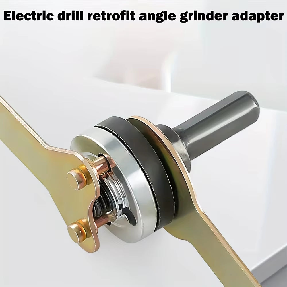 Angle Grinder Drill Adapter - 10Mm Drill to Grinder Conversion Rod Set