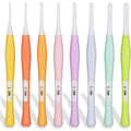 Crochet Hook Set 8-Piece Ergonomic Soft Grip 2.5-6mm