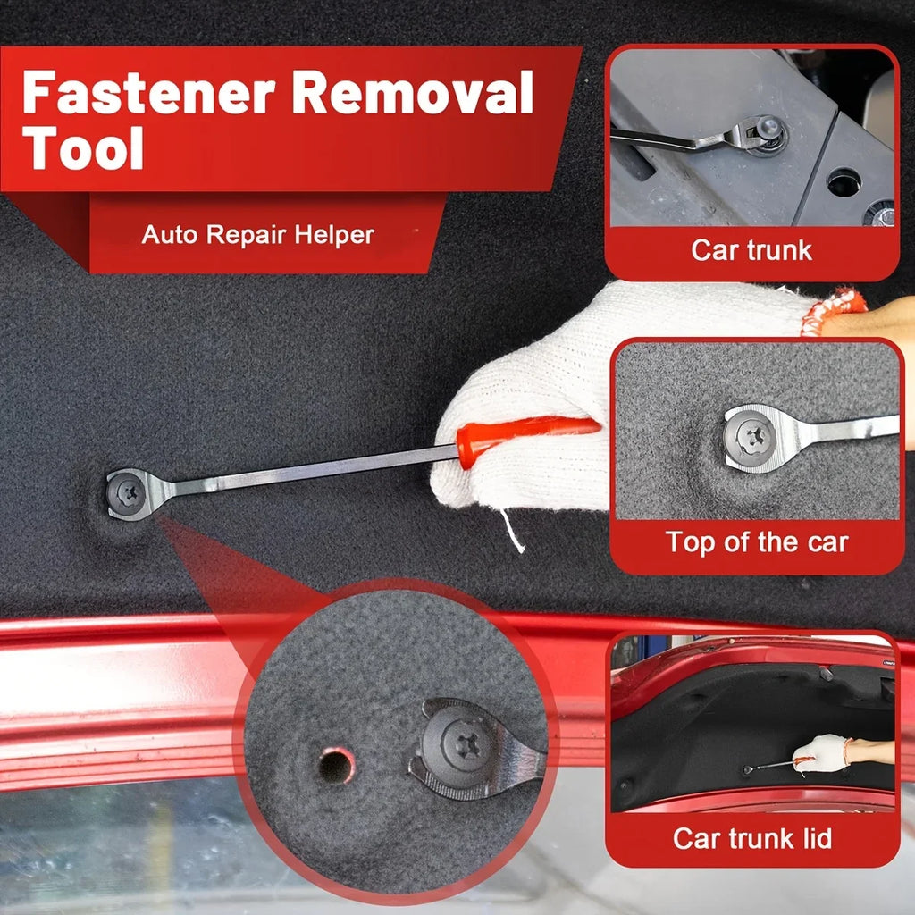 Car Clip Pliers Set – 4 Pc Trim & Fastener Removal – image 3