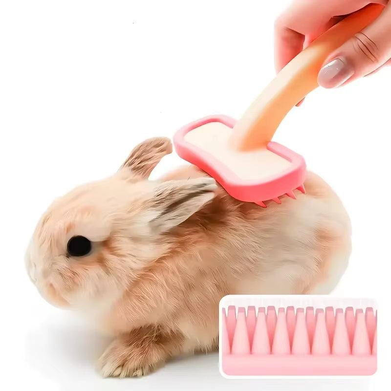 Silicone Grooming Comb for Rabbits & Small Pets – image 3