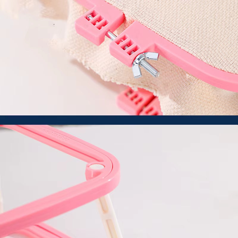 Double Layer Desktop Embroidery Hoop Stand for Cross Stitch – image 6