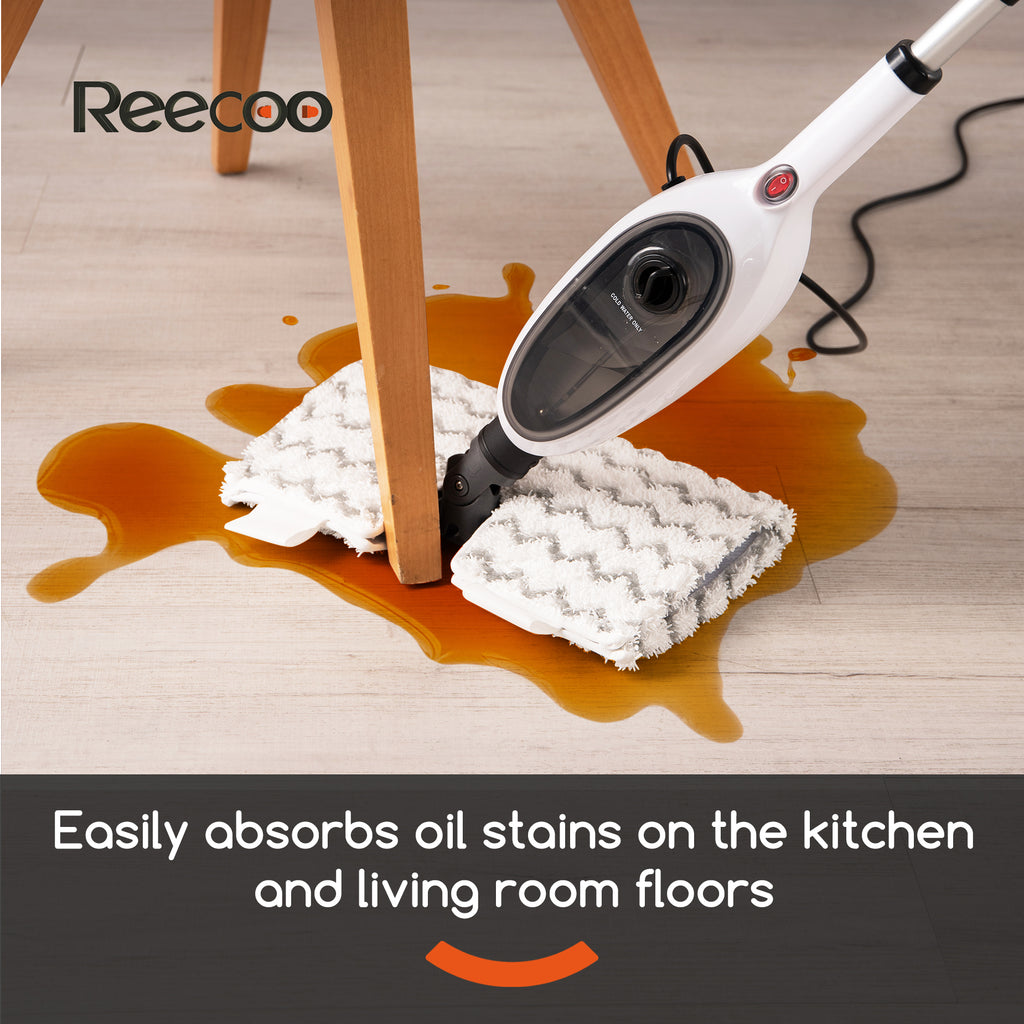 Steam Mop with 8 Attachments, 1200W Double-Sided Floor Steamer – image 6