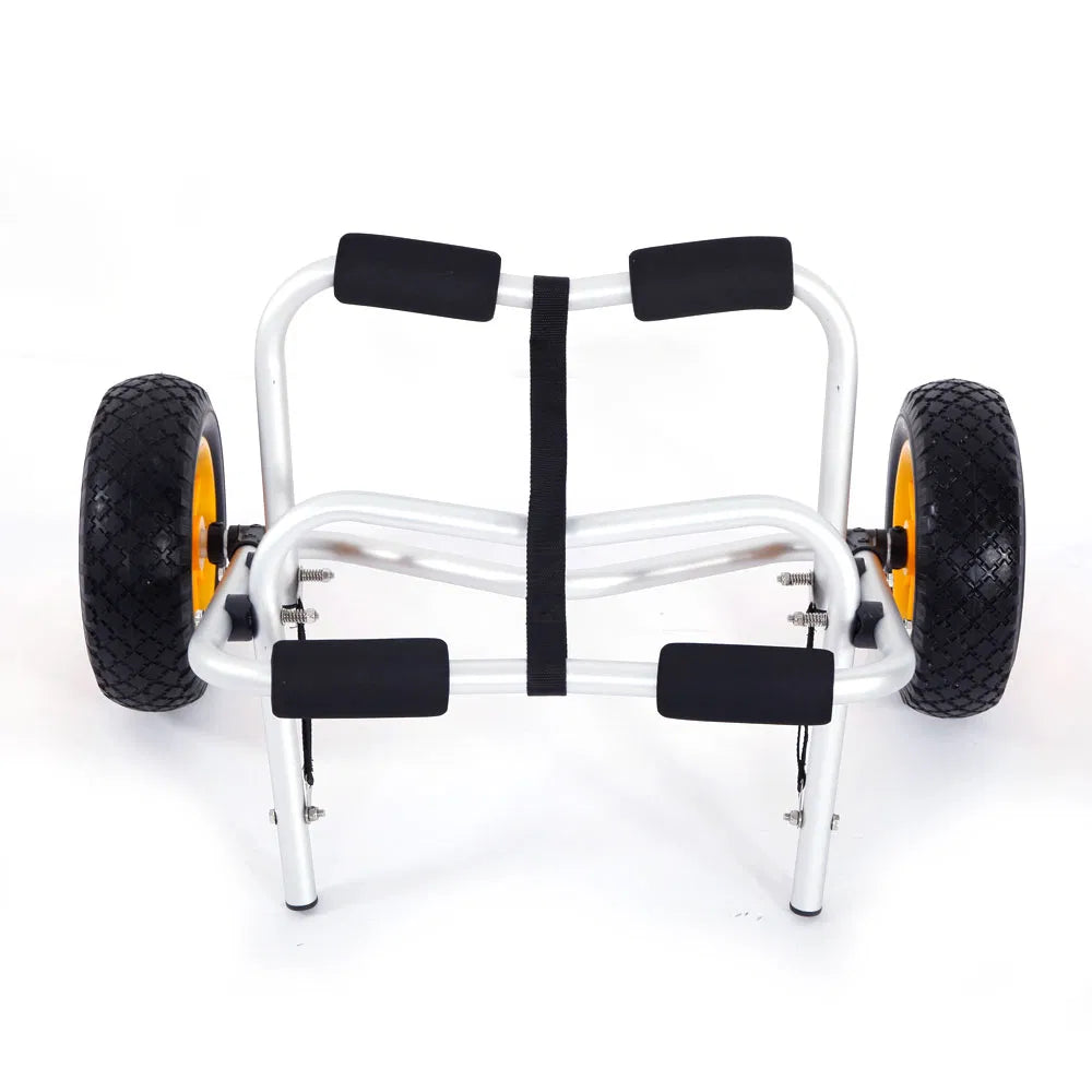 Kayak Cart, Folding Aluminum Canoe Trolley with Removable Wheels – image 10