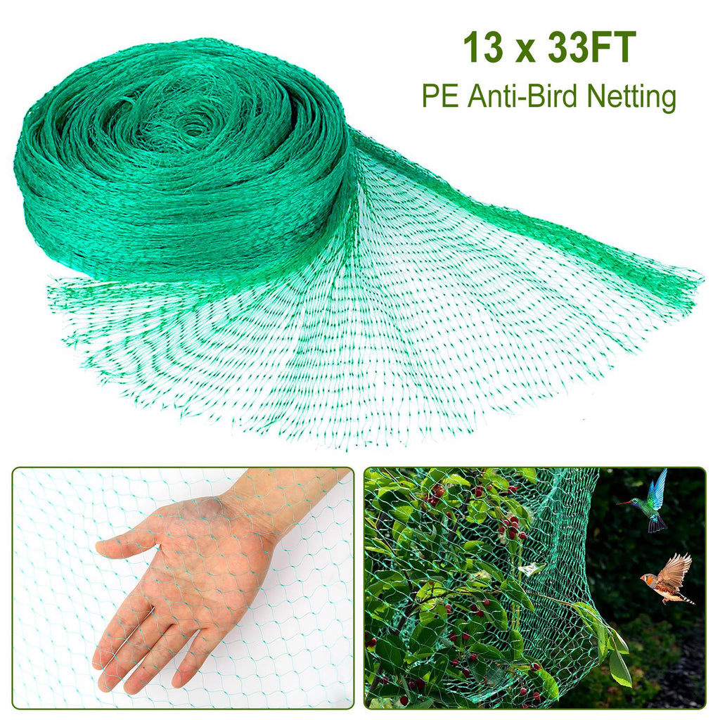 Garden Bird Netting 13 x 33 ft – Heavy Duty PE Plant Protection Net – image 2