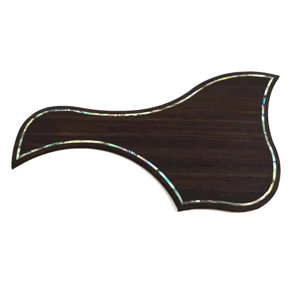 Rosewood Acoustic Guitar Pickguard with Shell Inlay – image 2