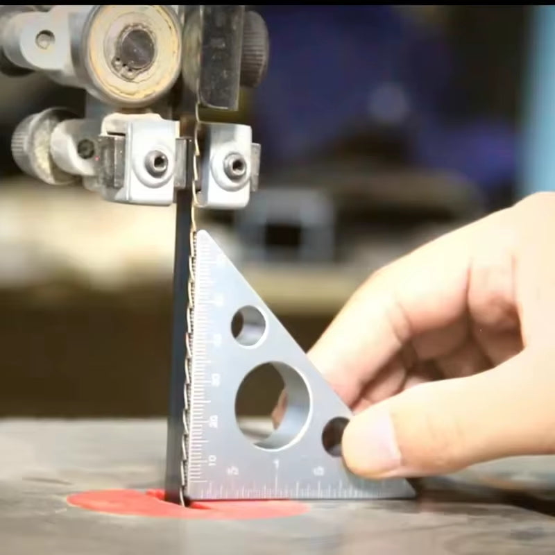 Aluminum Pocket Square - Right Angle Woodworking Layout Ruler – image 5
