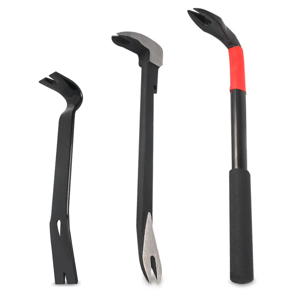 Oilfield Flat Pry Bar with Nail Puller Claw, High-Carbon Steel 12-15 in – image 7
