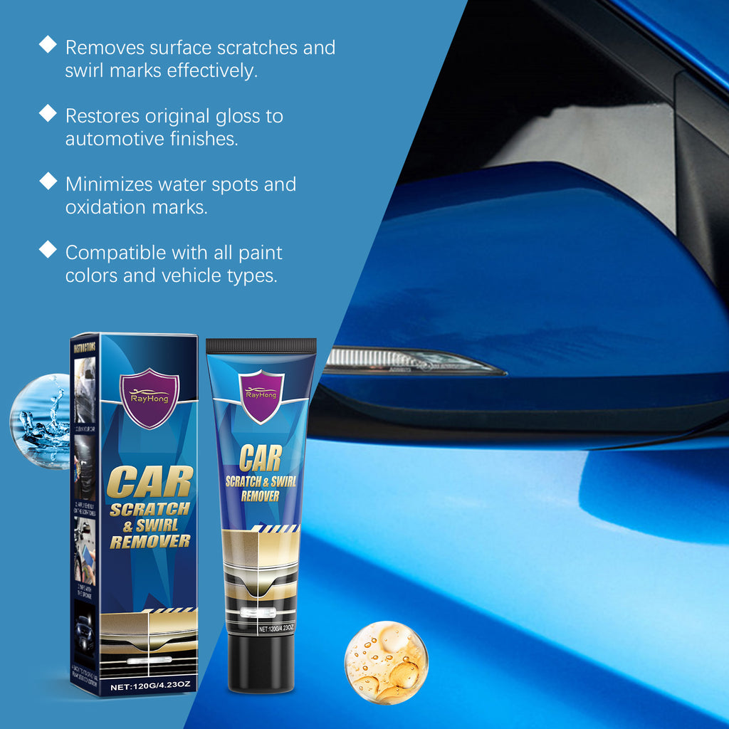 Car Scratch Remover Paste – 120 ml Paint Repair Cream with Sponge – image 5