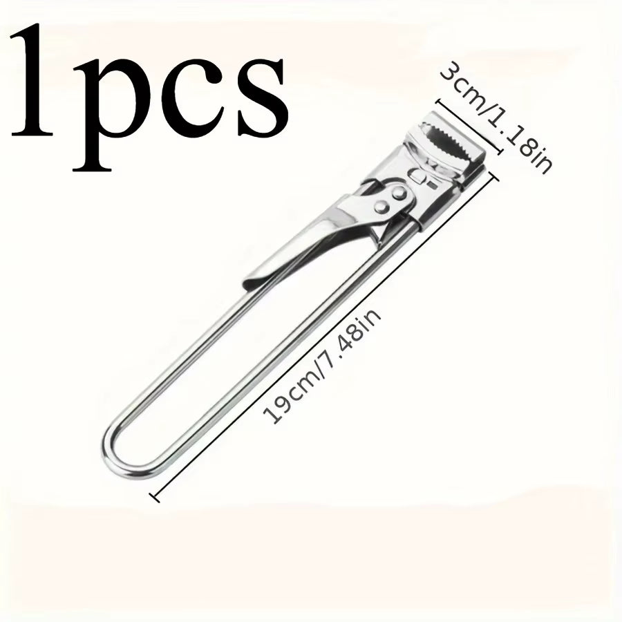 Adjustable Jar and Bottle Opener, Stainless Steel Lid Remover
