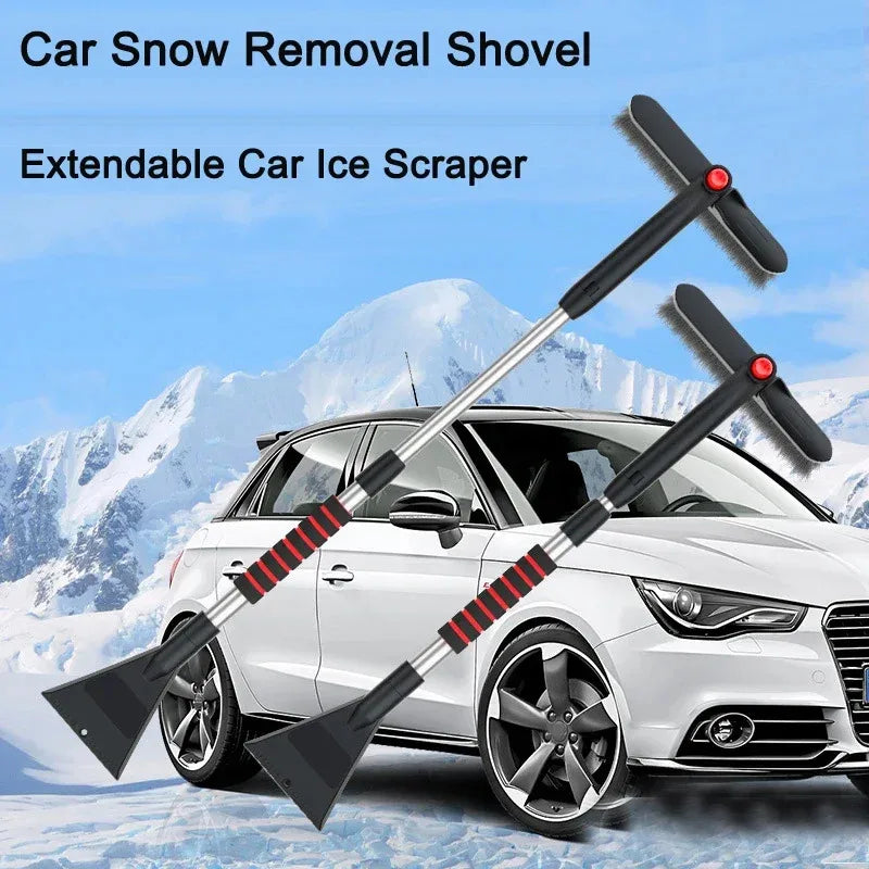 Extendable Snow Brush with Ice Scraper - Detachable Windshield Tool – image 2