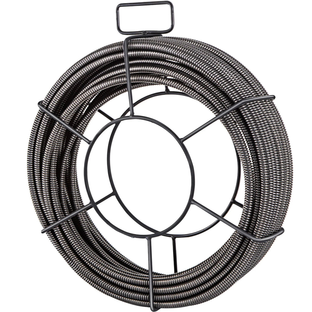 Drain Cleaning Cable 50 Ft x 1/2 In, Solid Core with 4 Cutters – image 11