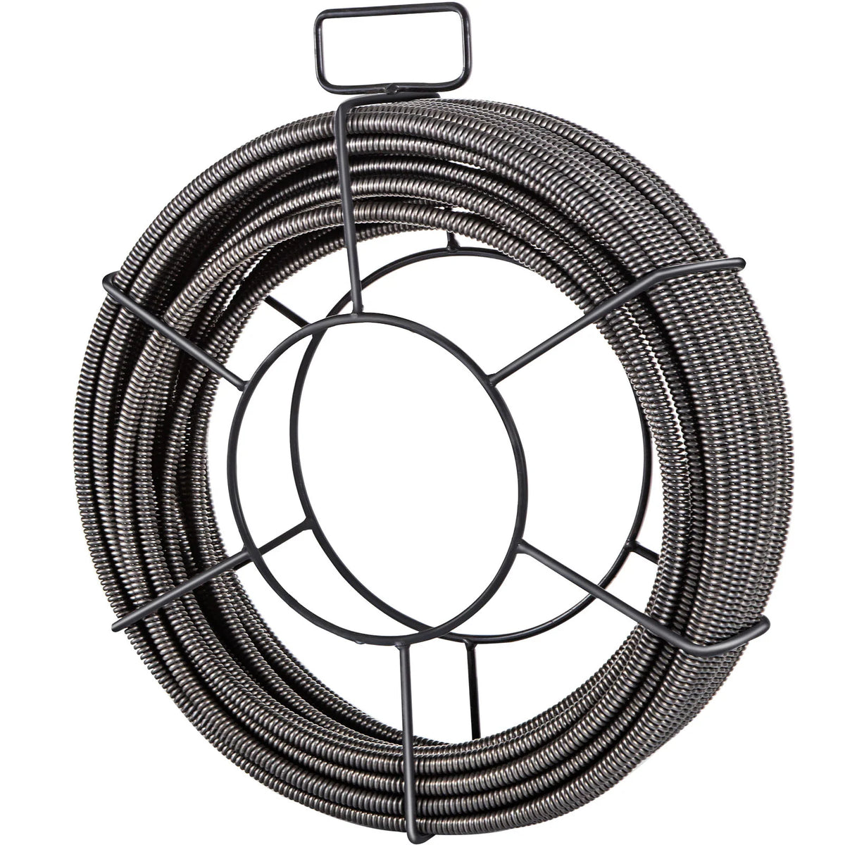 Drain Cleaning Cable 50 Ft x 1/2 In, Solid Core with 4 Cutters – image 11