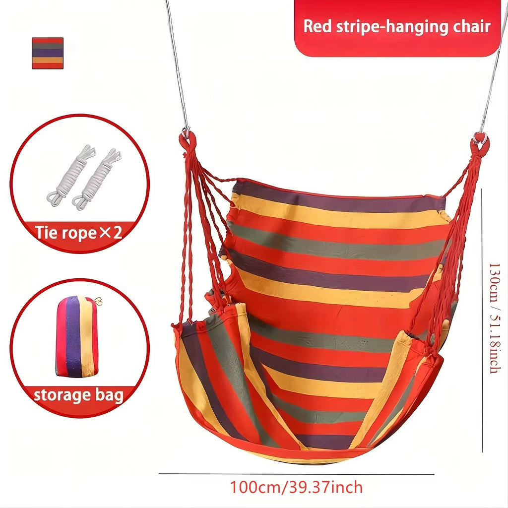Thick Canvas Camping Hammock - Anti-Rollover – image 4