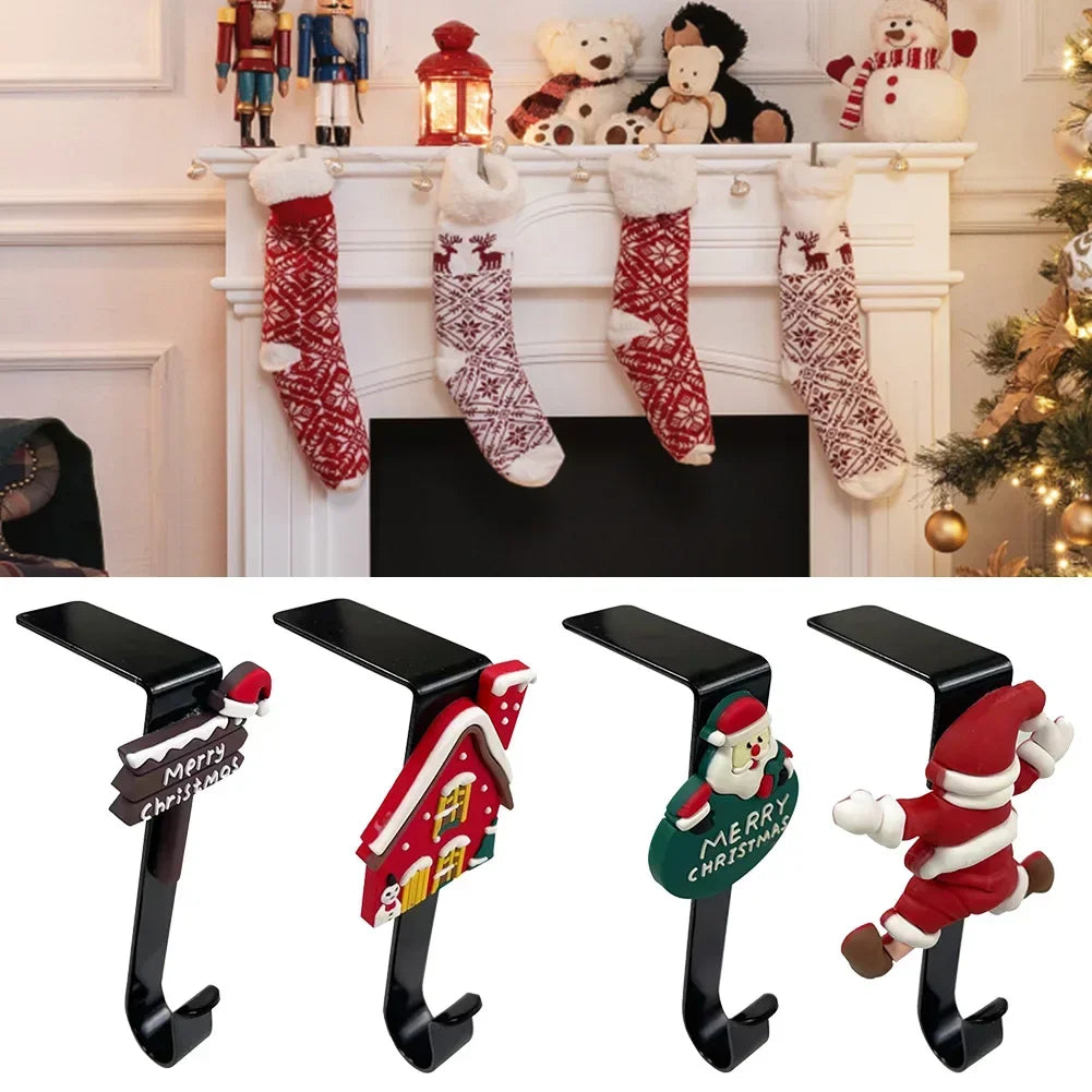 Christmas Stocking Holder - Mantel Hook Hanger – image 2