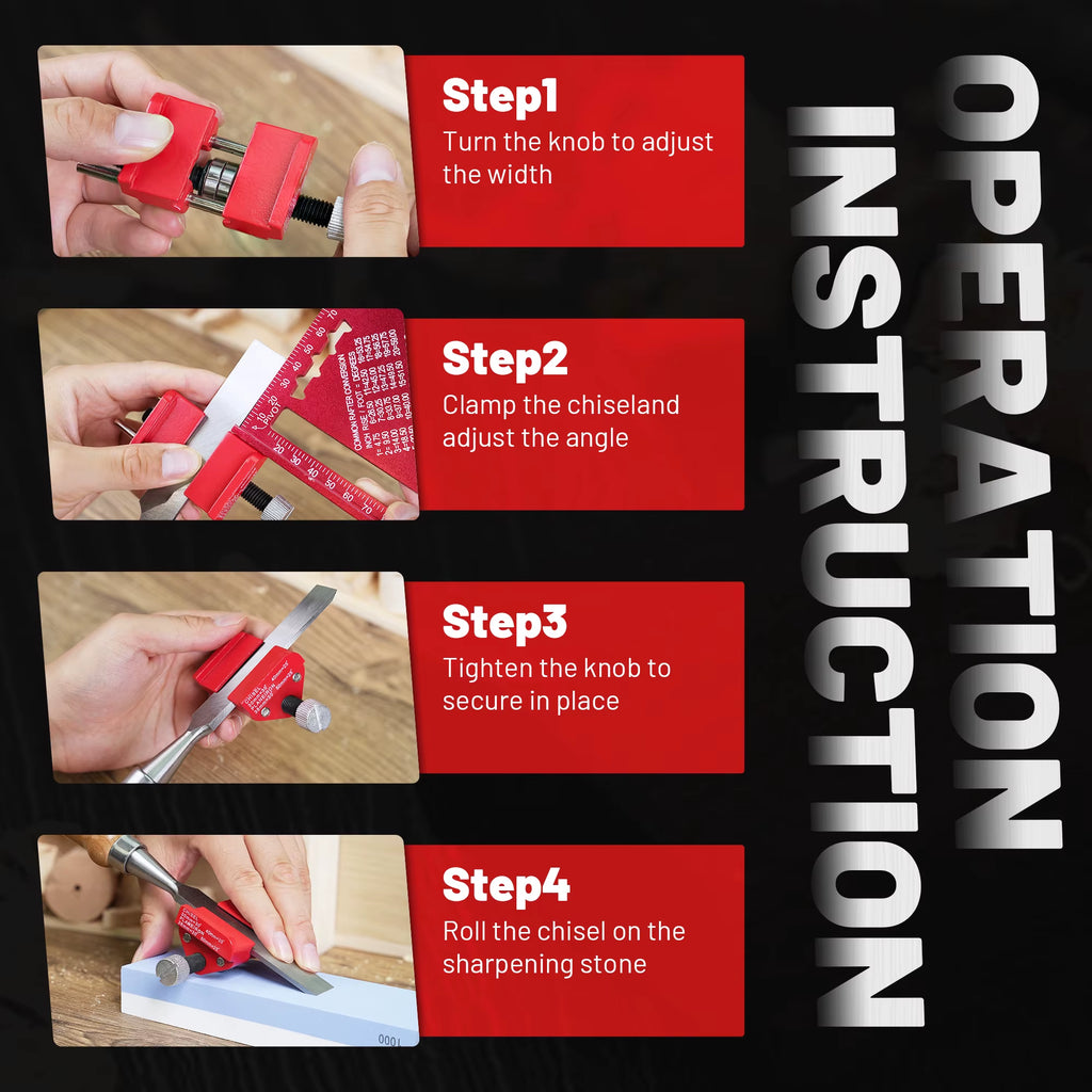 Honing Guide – Chisel & Plane Blade Sharpening Jig – image 4