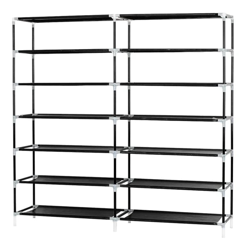 Shoe Cabinet 7-Tier 14-Cell with Zippered Dust Cover – image 7