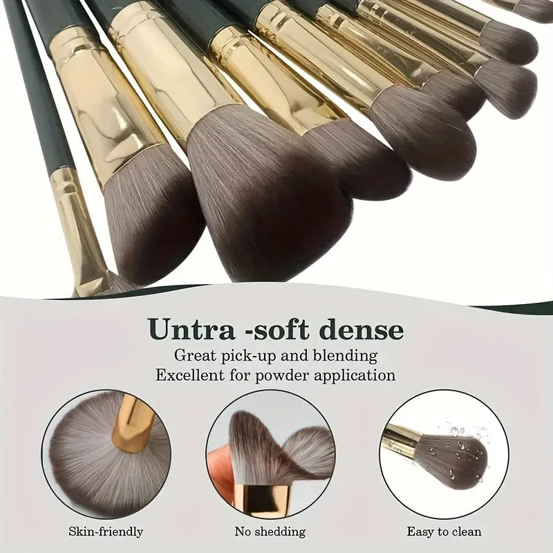 Makeup Brush Set 14-Piece Soft Fluffy Face and Eye Brushes – image 4