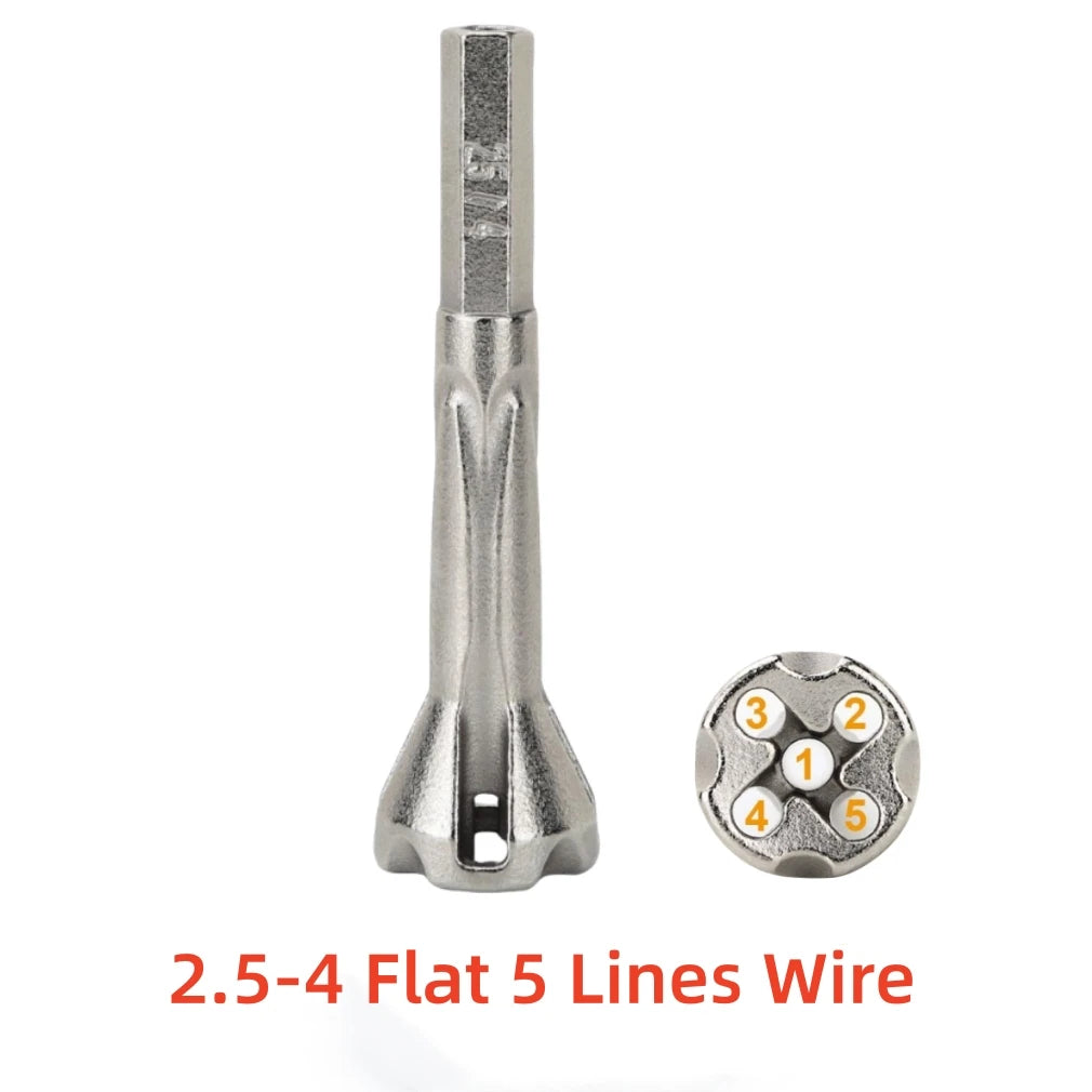 Wire Twisting Tool - Quick Connect Electrical Wire Stripper and Twister for Drill