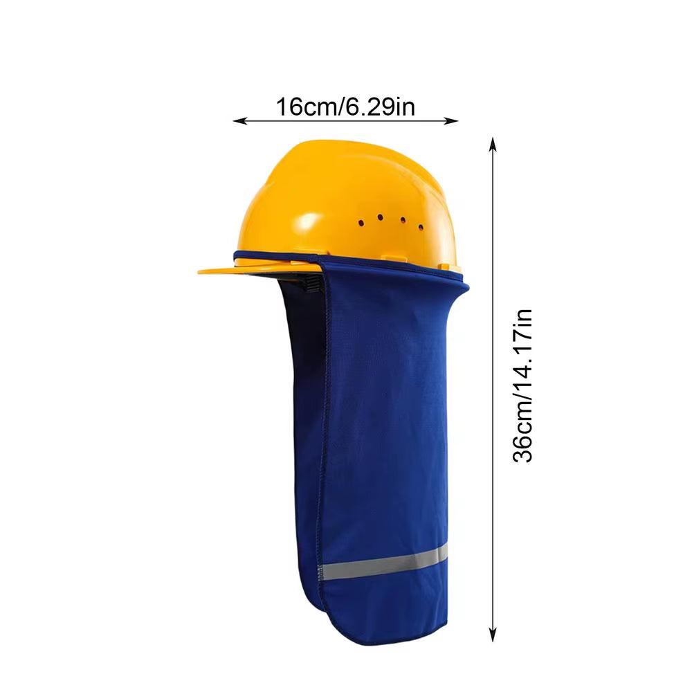 Hi-Vis Hard Hat Sun Shade and Neck Protector
