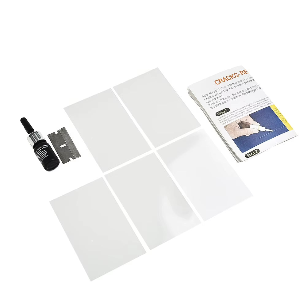 Windshield Chip Repair Kit - Auto Glass Resin Crack Repair Tool