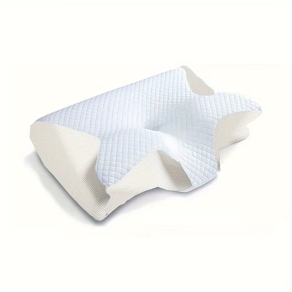 Ergonomic Cotton Snack Pillow - Soft Lightweight Sleep Pillow