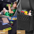 Waterproof Hanging Car Seat Organizer with Trash Bag