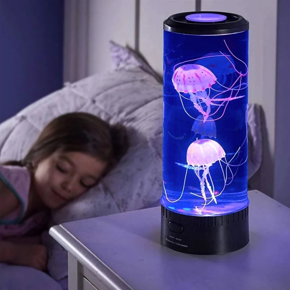 Color Changing Jellyfish Lamp - USB or Battery LED Mood Light
