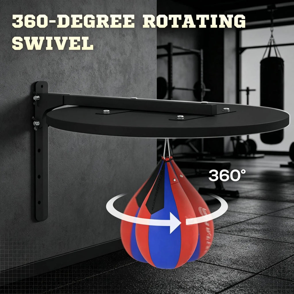 Wall Mounted Speed Bag Platform, Height Adjustable with Swivel Bag – image 9