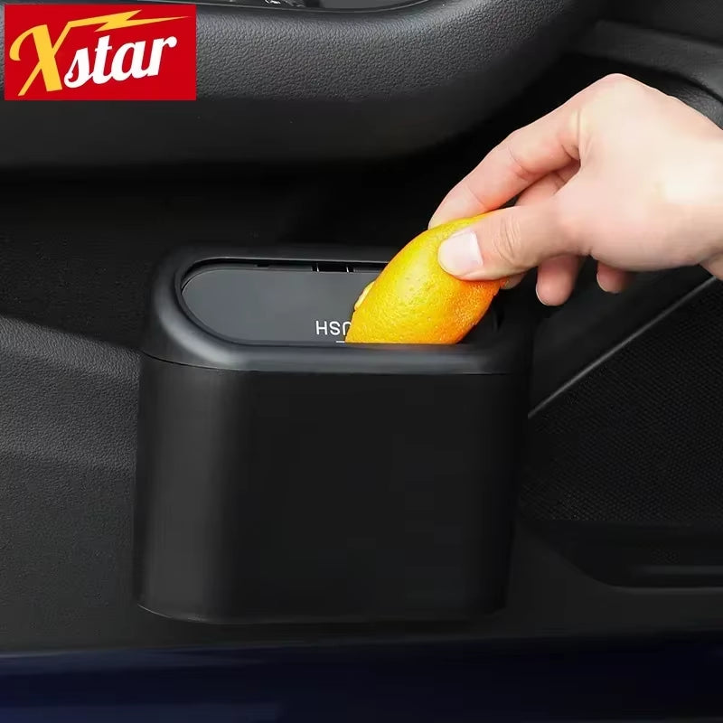 Mini Leak-Proof Car Trash Can with Lid