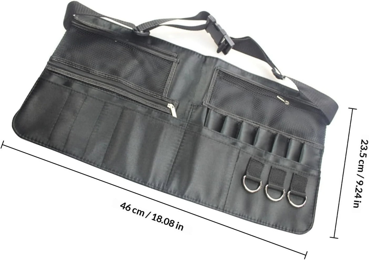 Makeup Brush Belt Bag – 12-Slot Artist Waist Organizer – image 2