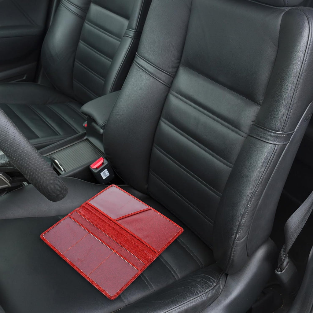 Car Registration & Insurance Holder – PU Leather Sleeve – image 6