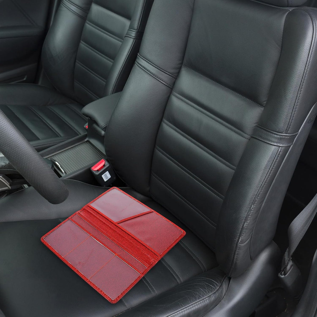 Car Registration & Insurance Holder – PU Leather Sleeve – image 6
