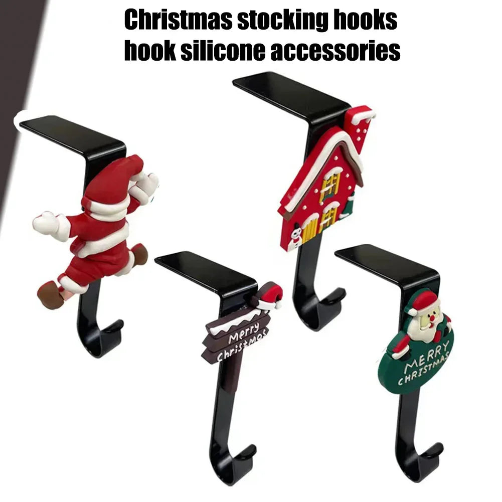 Christmas Stocking Holder - Mantel Hook Hanger – image 3
