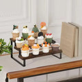Display Riser, 3-Tier Wooden Stand for Spices, Perfume and Candles