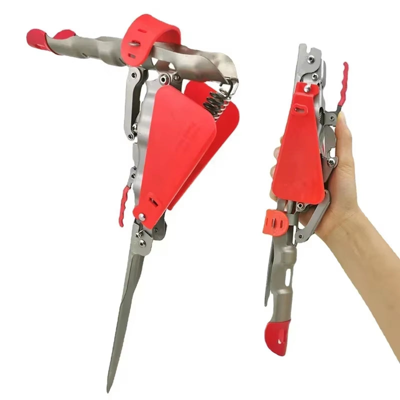 Spring Fishing Rod Holder - Automatic Folding Pole Stand