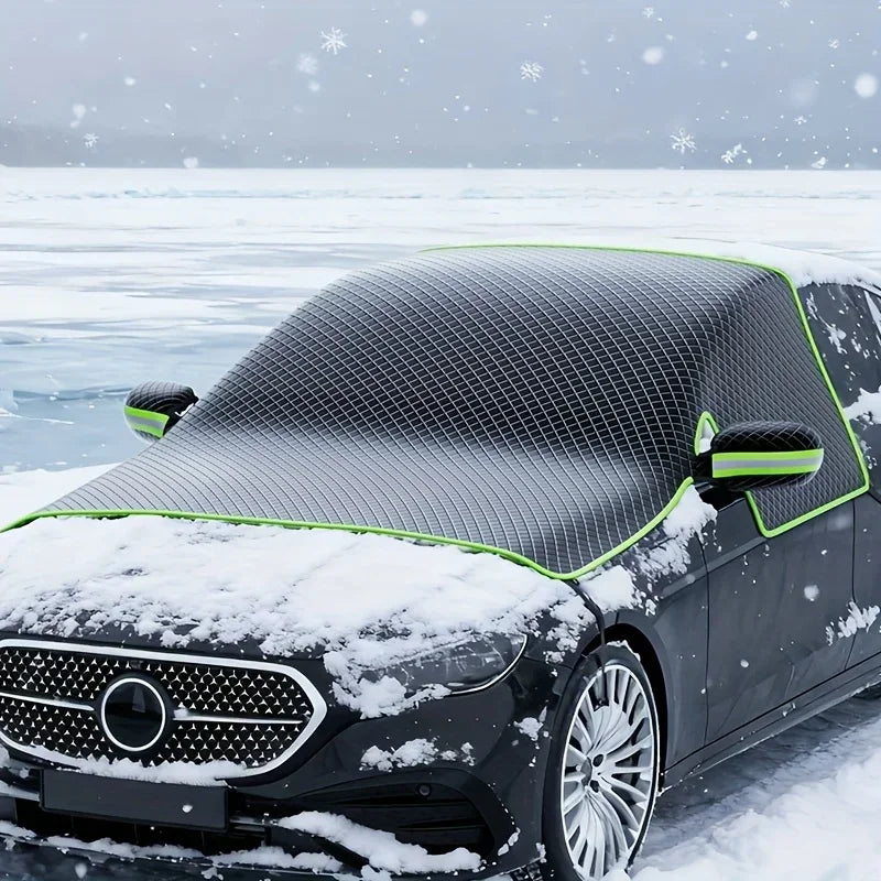 Windshield Snow Cover with Mirror Covers - Magnetic Frost Guard – image 7