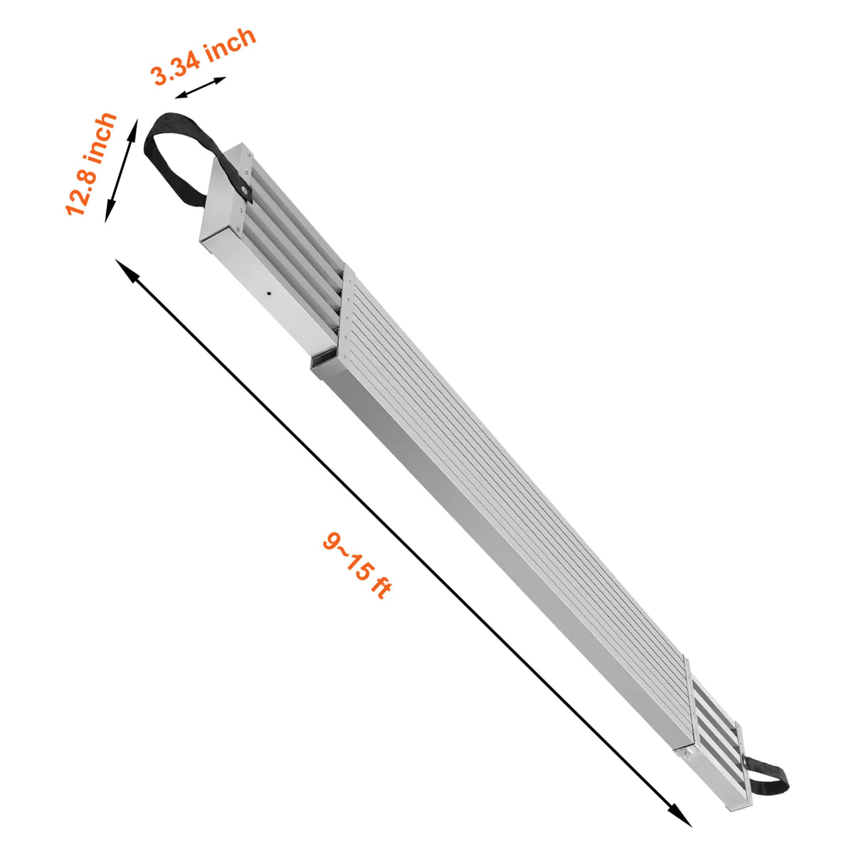 Telescoping Aluminum Work Plank – 9-15 ft Scaffold Plank, 500 lb – image 8