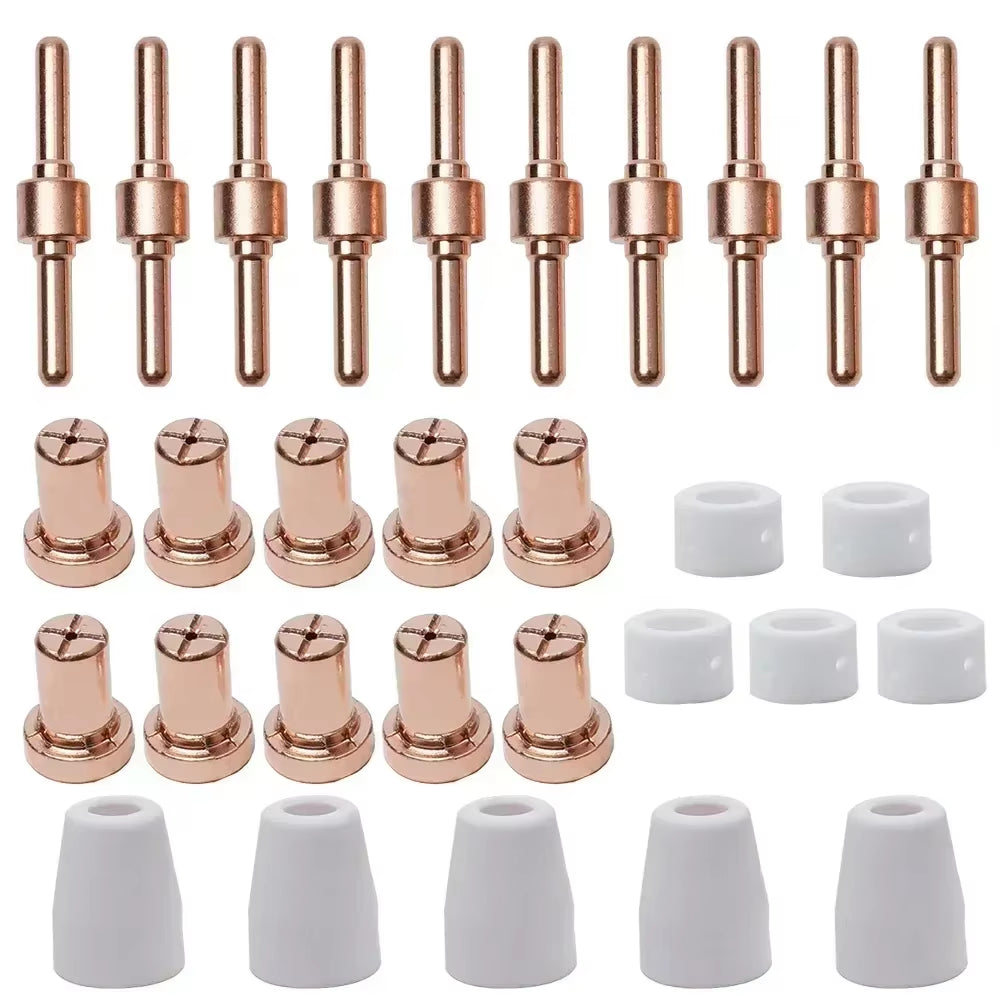 Welding Plasma Cutter Consumables Kit 30 Pc for PT-31 CUT-40 Torches – image 2