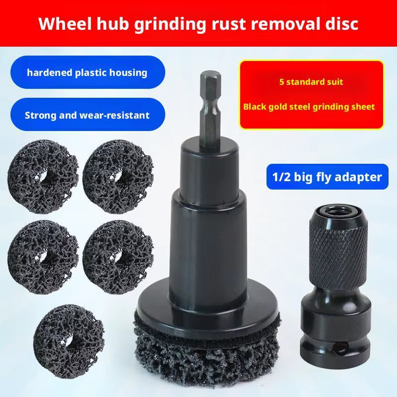Mechanic Wheel Hub Cleaning Kit for Drill, Brake Hub & Stud Rust Removal