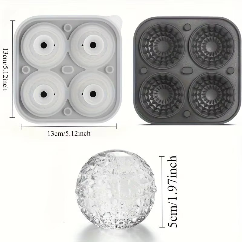 Ice Mold Silicone Sphere, 2 Pack – image 3