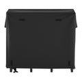 Outdoor Firewood Rack 4 Ft with Waterproof Cover, 1/4 Cord