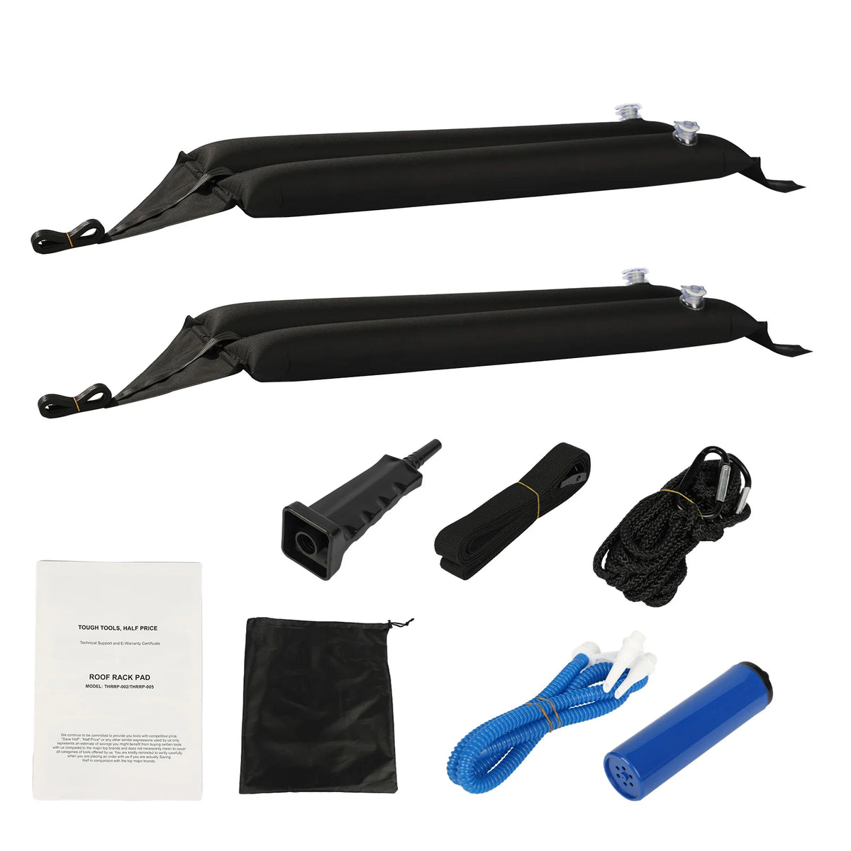 Inflatable Soft Roof Rack Bars, 37.6 in Universal Car Roof Rack Pads – image 9