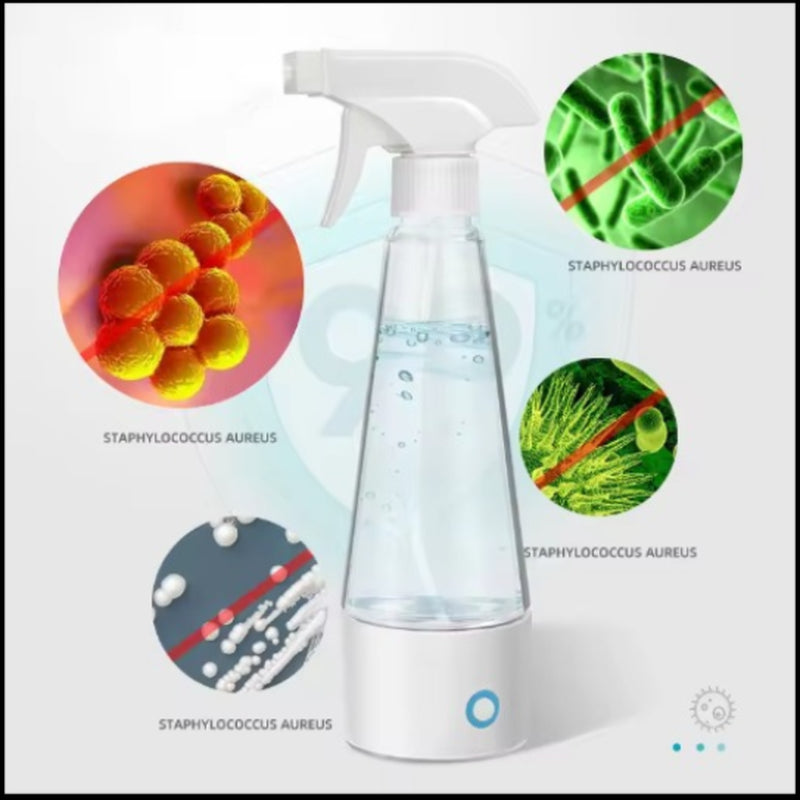 Trigger Sprayer, Plastic Hand Pump Water Spray Bottle, White – image 4