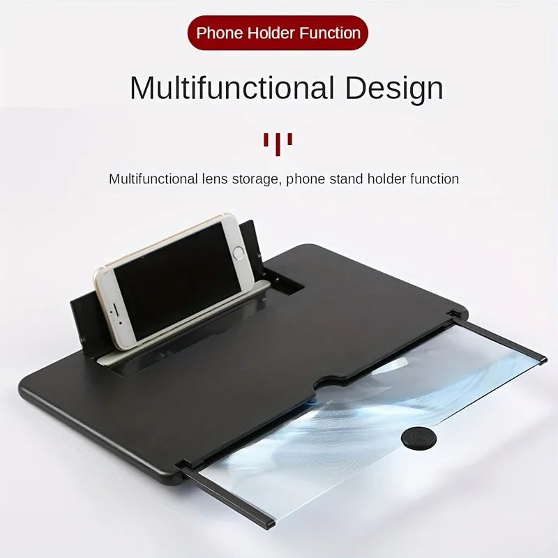 Phone Screen Magnifier – 10 Inch HD Fold-Out Amplifier Stand – image 4