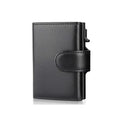 Men's RFID Blocking Trifold Wallet - Pop-Up Card Holder, Coin Pocket