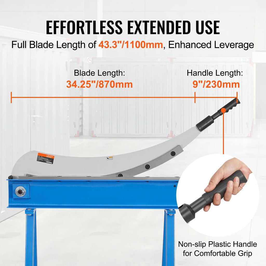 Hand Plate Shear 32 in – Manual Benchtop Sheet Metal Cutter – image 5