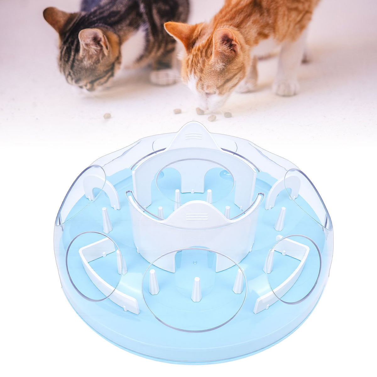 Cat Puzzle Feeder - Interactive Slow Feeder Toy – image 5