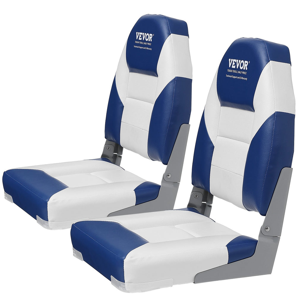 High Back Folding Boat Seats, Padded Fold-Down Chairs, 2 Pack – image 8