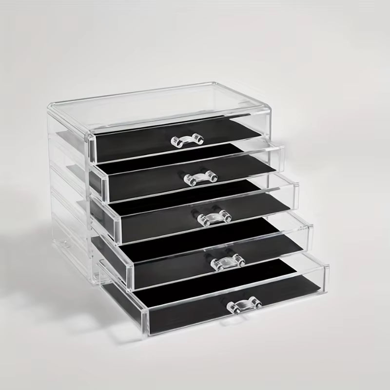 Clear 5-Tier Desktop Drawer Organizer – image 6