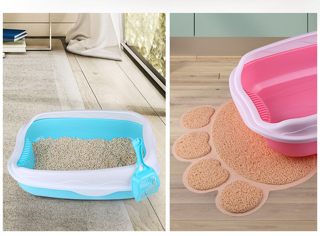 Semi-Enclosed Splash-Proof Cat Litter Box – image 4